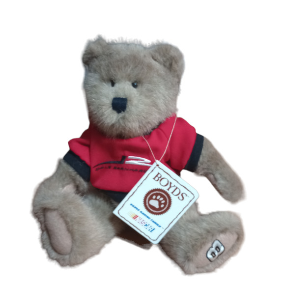 Boyd's Bears Nascar #8 Dale Earnhardt JR 1998 - 2004 Teddy Bear Plush 9"L - Picture 1 of 3